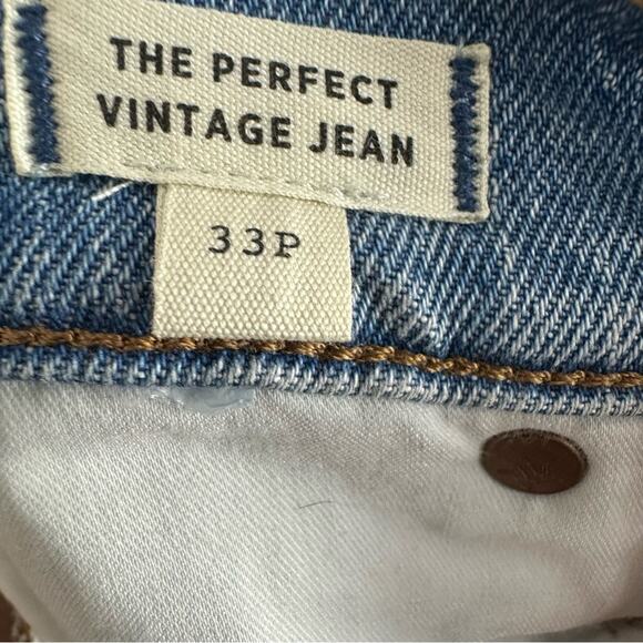 NWT Madewell The Perfect Vintage Jean Straight High Rise Size 33 Petite - Picture 8 of 8